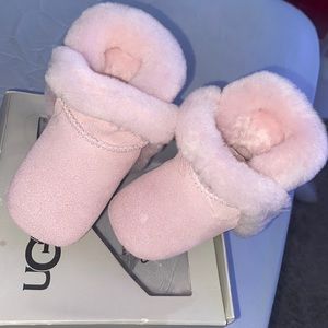 Sheepskin Seashell Pink Infant Ugg Boots